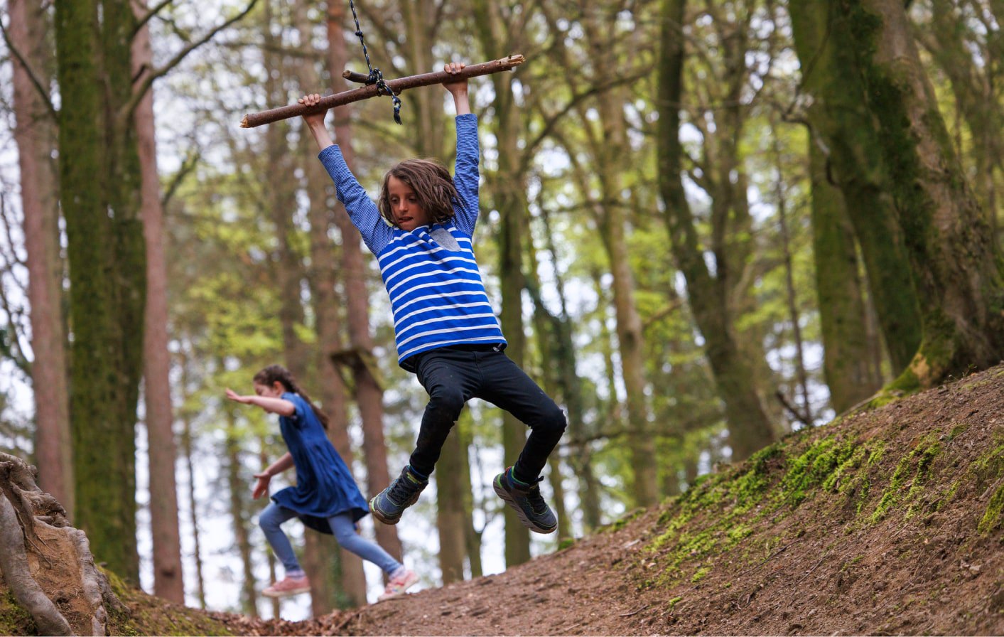 Make and use a rope swing